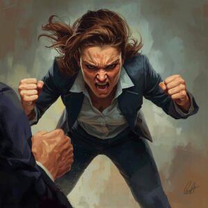 Day 4:Prayer Against the Wickedness of Mankind 1 a woman showing anger towrads another 3