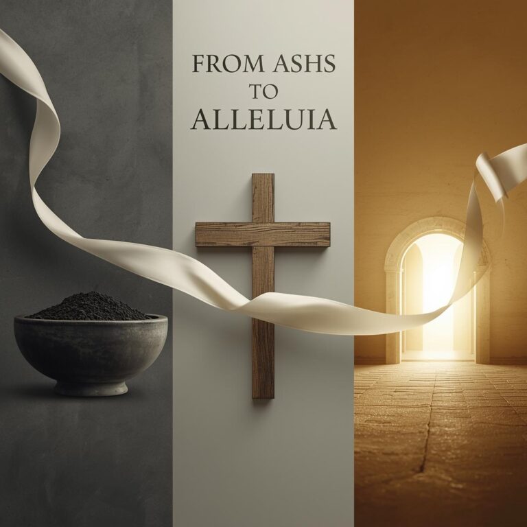 Minimalist book cover designed as a sacred triptych