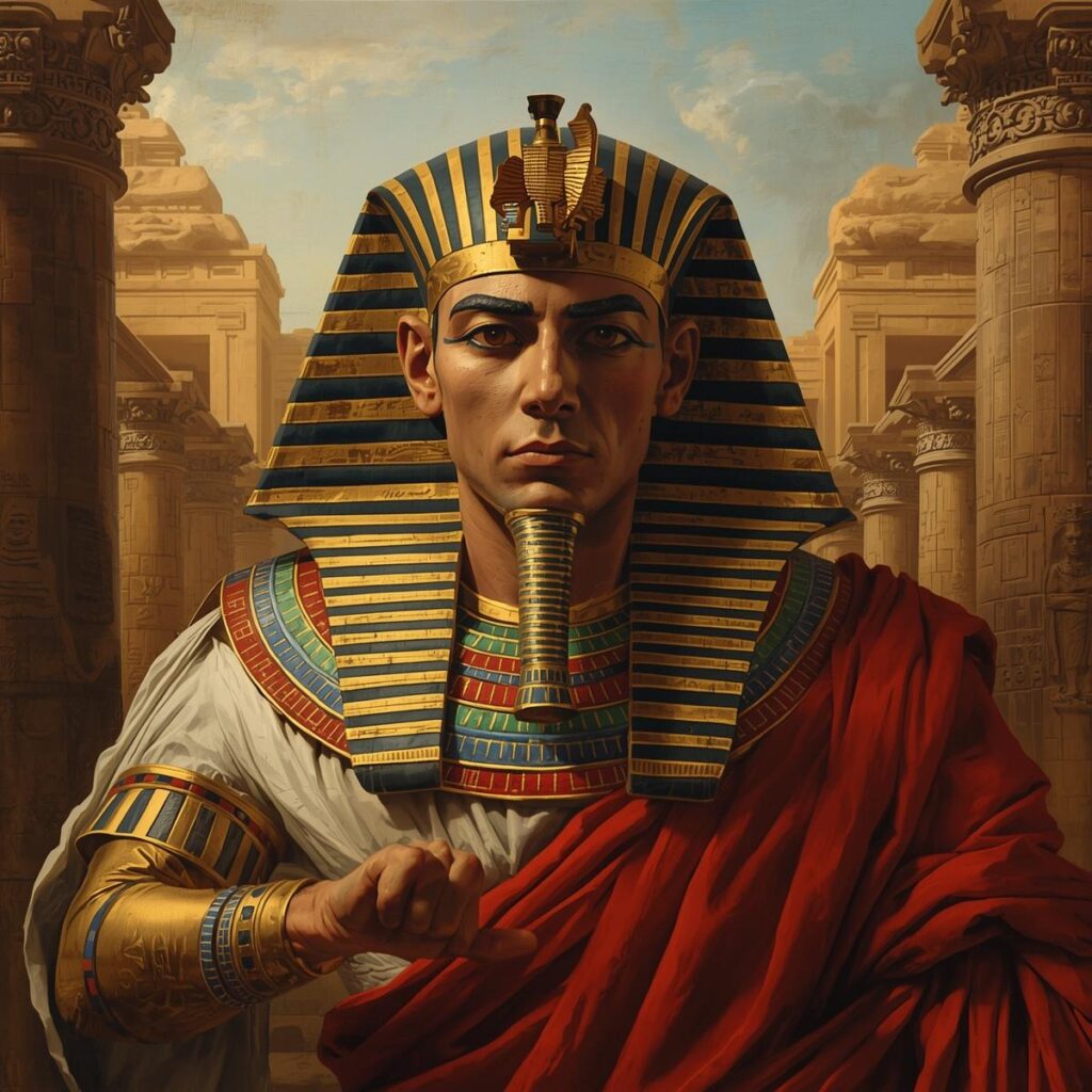 depictPharaoh of the Exodus Exodus 5 14 He was the king of Egypt in the bible 1