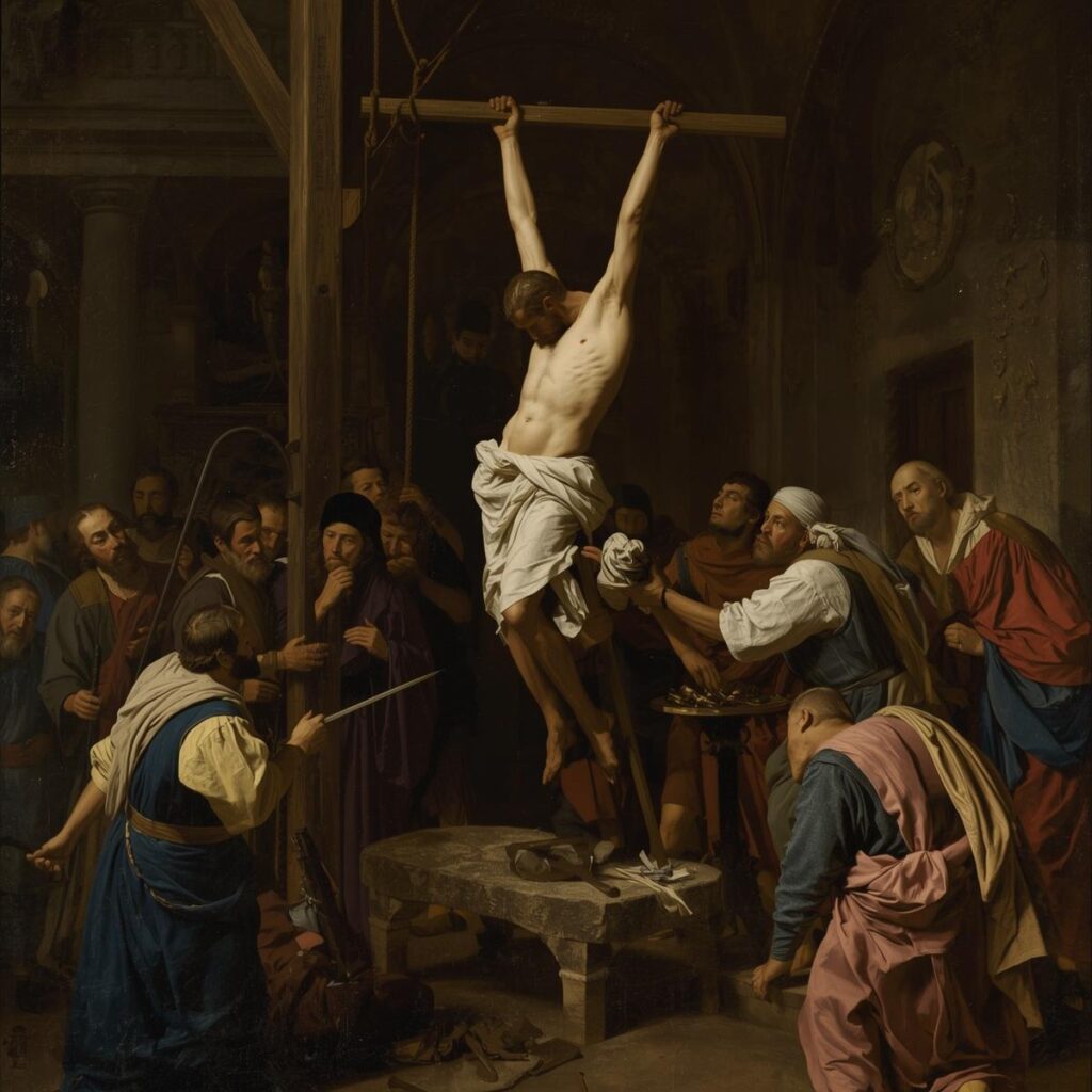 The Apostles of Jesus: How Each Died and Where They Are Buried 7 ok depict apostle barthlomeow death from historical data as much as you can 4